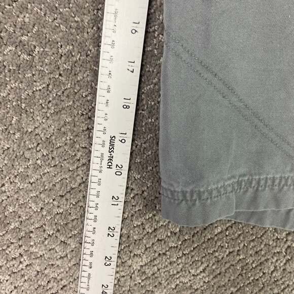 Mountain Hardwear Shorts Men's 32 Gray AOP Canvas Cotton Hiking Outdoor - Picture 11 of 12